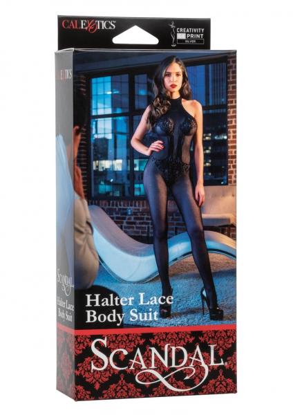 Scandal Halter Lace Body Suit