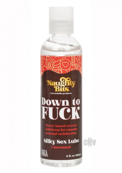 Naughty Bits Down To Fuck Sex Lube Bulk