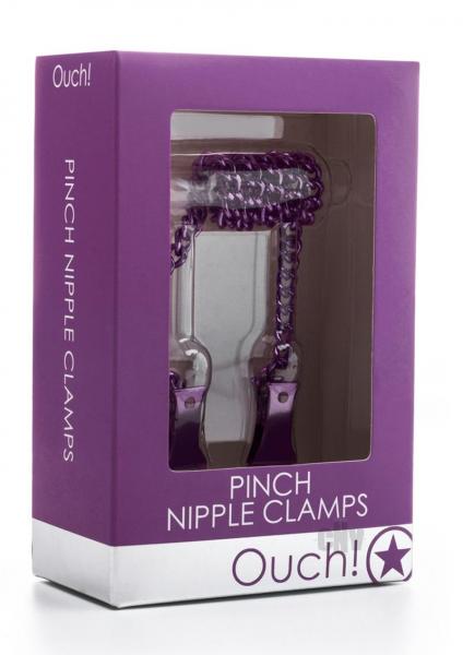 Ouch Pinch Nipple Clamps Purple