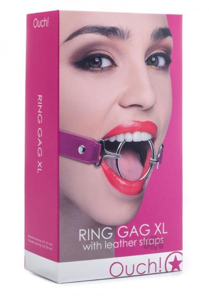 Ouch Ring Gag Xl Pink