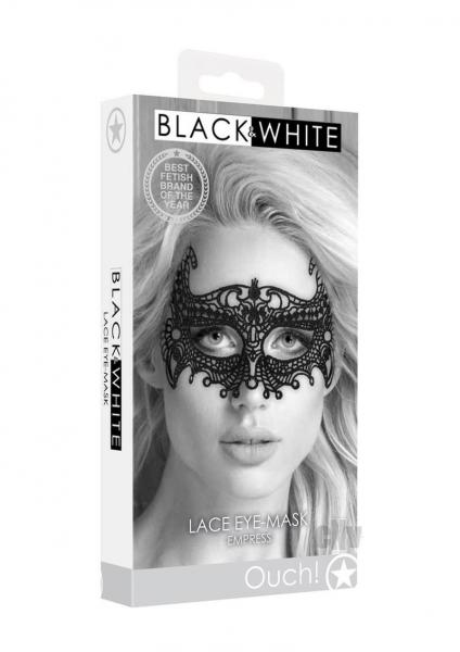 Ouch Lace Eye Mask Empress Black