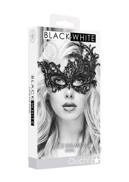 Ouch Lace Eye Mask Royal Black