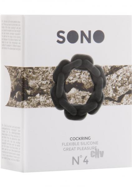 Sono No 4 Chain Cockring Black