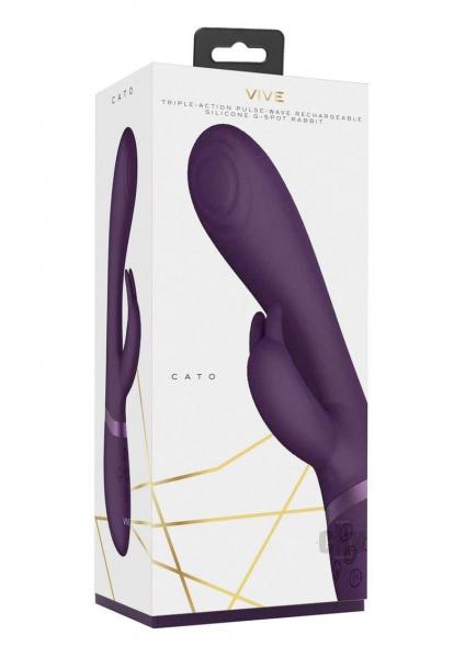 Vive Cato Pulse Gspot Rabbit Purple