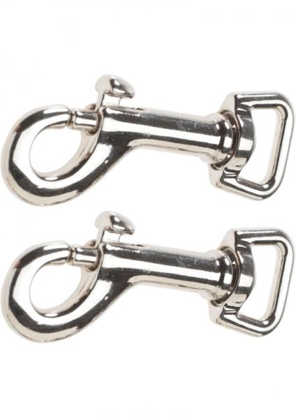 Bondo Hardware Swivel Clips 2 Per Pack Silver