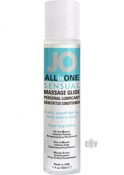 All In One Massage Glide Sensual 12 Count 1oz Display