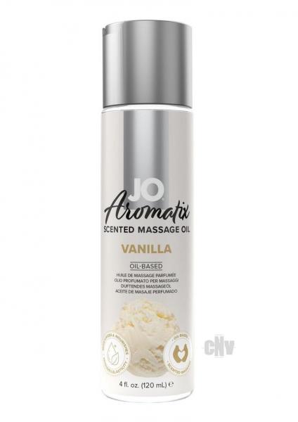 Jo Aromatix Massage Oil Vanilla 4oz