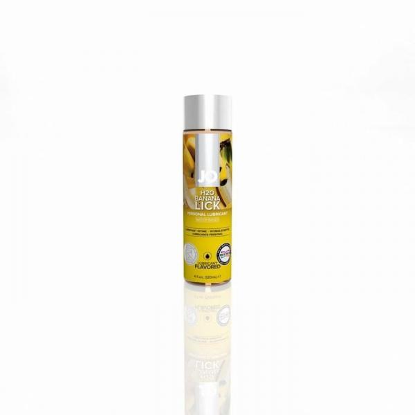 Jo H2O Flavored Water Based Lubricant Banana Lick 4 Ounce