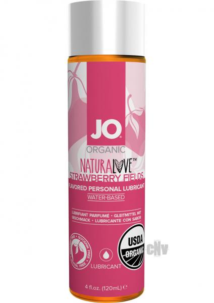 JO Organic Lubricant Strawberry 4oz