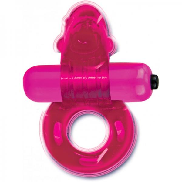 Purrrfect Pets Tickle Me Dolphin Cockring Silicone Magenta