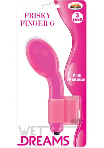 Wet Dreams Frisky Finger G Pink Vibrator