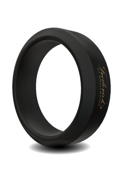 Frederick's of Hollywood Silicone Stamina Ring Black