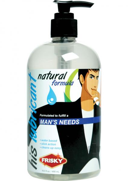 Natural Personal Lubricant 16oz - Men