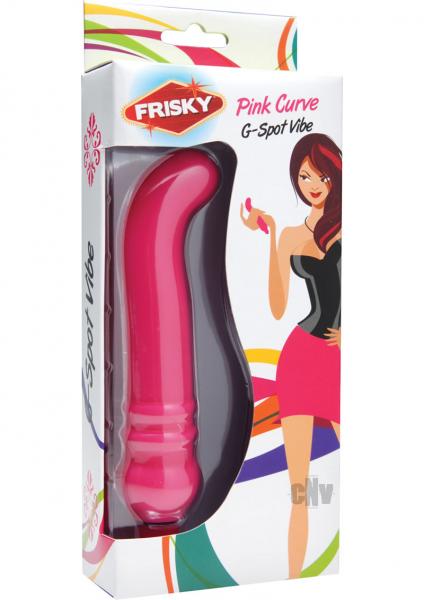 Pink Curve Silicone G-spot Vibe