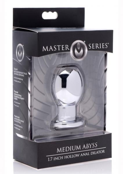 Ms Medium Abyss Hollow Anal Plug Steel