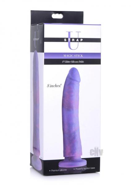 Magic Stick Glit Dildo 8 Purple