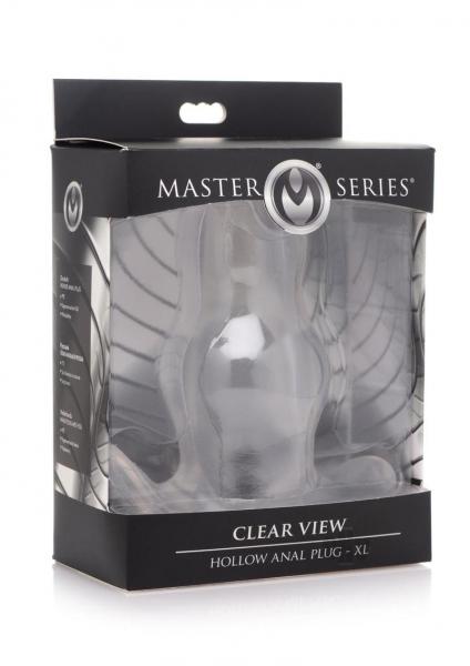 Ms Clear View Hollow Anal Plug Xl