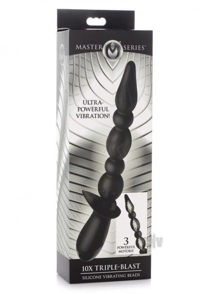 Ms Triple Blast Vibrating Beads Black