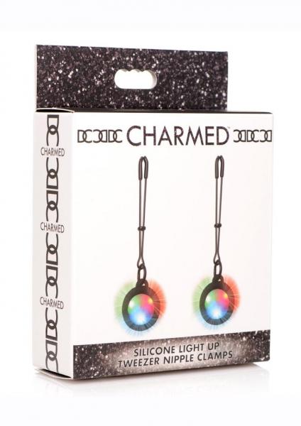 Charmed Light Up Tweezer Nip Clamp Black