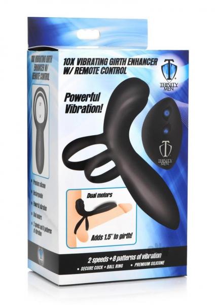 T4m Silicone Vibe Girth Enhance W/remote