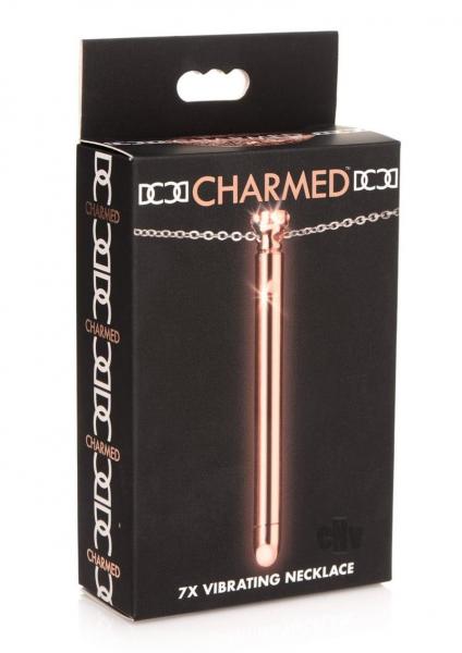 Charmed 7x Vibrating Necklace Rose Gold