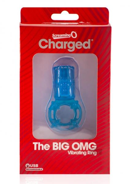 Big Omg Vibrating Ring Blue