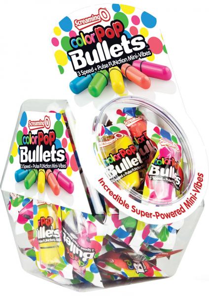 Color Pop Bullets Waterproof Assorted Colors 20 Each Per Display