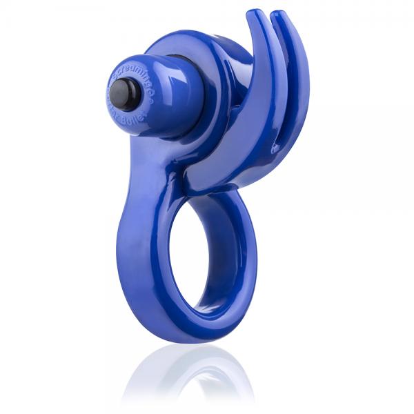 Orny Vibrating Ring Blue Stretchy C-Ring