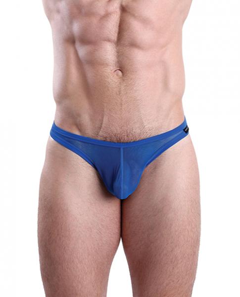 Cocksox Mesh Enhancing Pouch Thong Tranquil Blue Sm