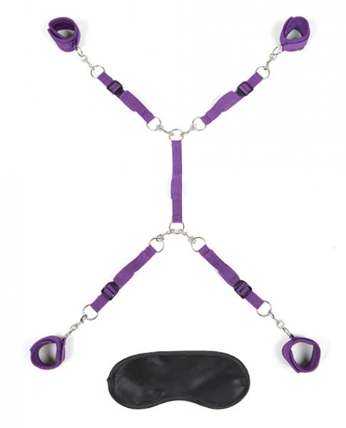 Lux Fetish Bed Spreader Purple