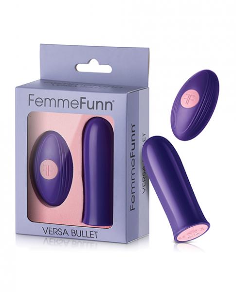 Femme Funn Versa Bullet W/remote - Dark Purple