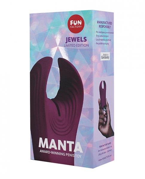 Fun Factory Limited Edition Manta Man Tool - Garnet