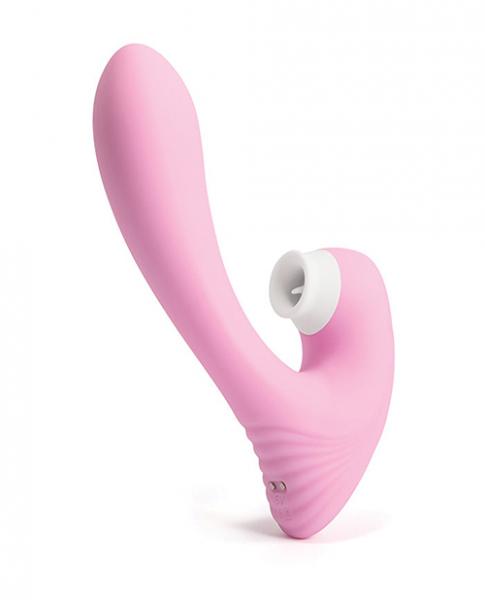 Jubilee G-spot Vibrator & Licking Clitoral Stimulator - Pink