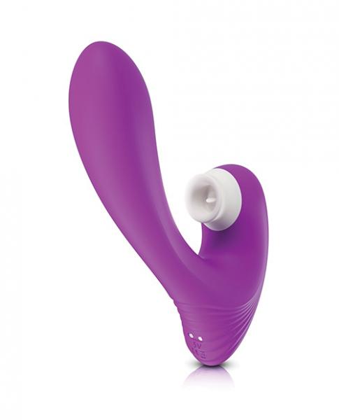 Jubilee G-spot Vibrator & Licking Clitoral Stimulator - Purple