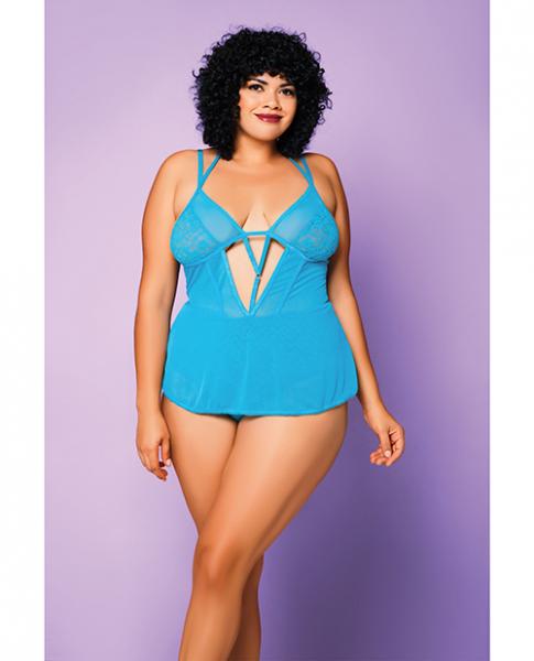 Dark In Love Teddy Teal 1x