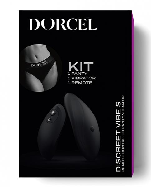 Dorcel Discreet Panty Vibe W/panty Small - Black