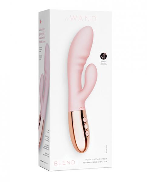 Le Wand Blend Double Motor Rabbit Rechargeable Vibrator - Rose Gold