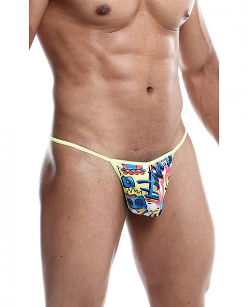 Male Basics Sinful Hipster Music T Thong G-string Print Lg