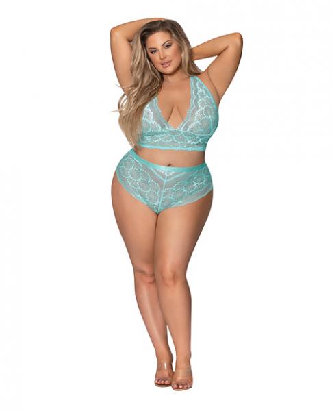 Seabreeze Strappy Back Cami & Short Turquoise 2x