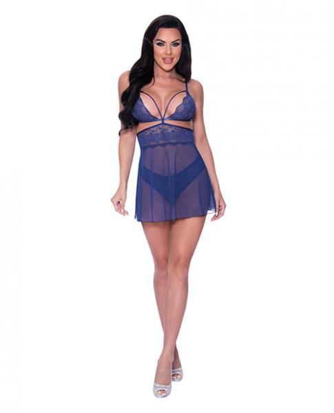 Berrylicious Babydoll & Panty Blue S/m