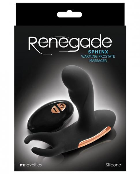 Ns Novelties Renegade Sphinx Warming Prostate Massager - Black