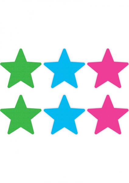 Peekaboos Neon Stars Value Pack Of 3 O/S