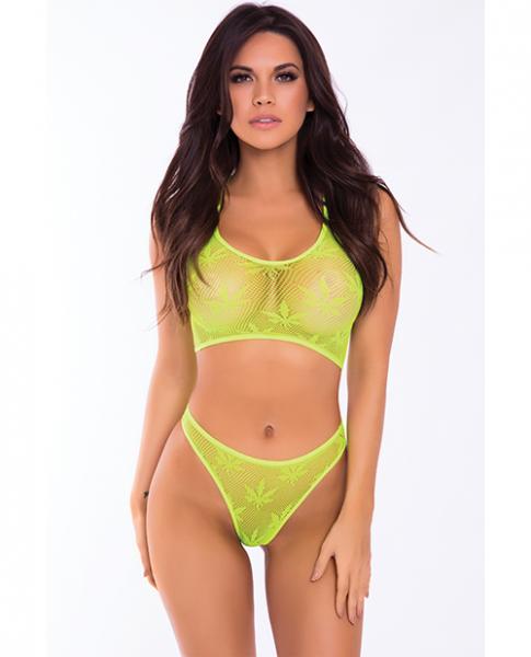 Festival Flirt Bra Set Green M/l