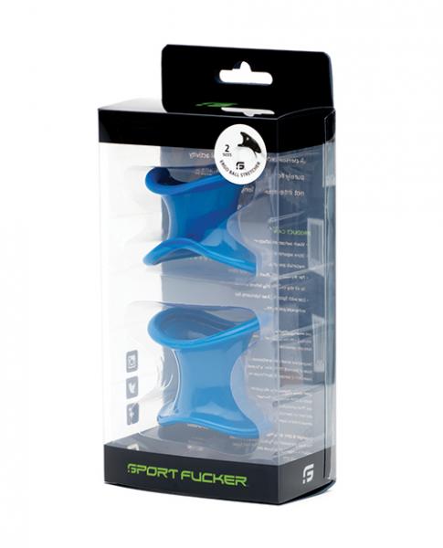 Sport Fucker Ergonomic Ball Stretcher Kit - Blue