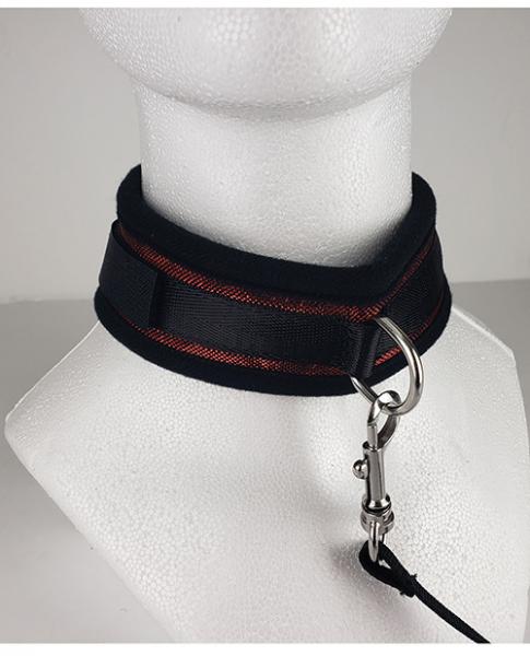 Spartacus Collar & Leash - Neoprene Red