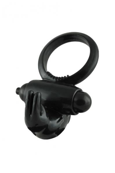 Malesation Vibro Rabbit Ring Black