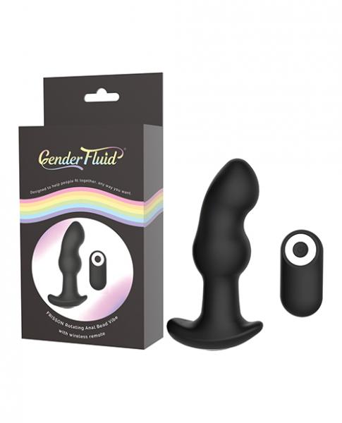 Gender Fluid Frission Anal Vibe W/remote - Black