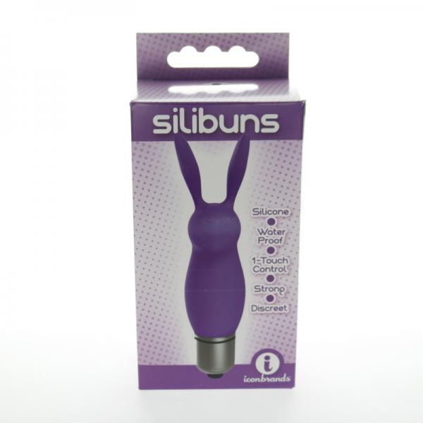 The 9's Silicone Bunny Bullet Purple