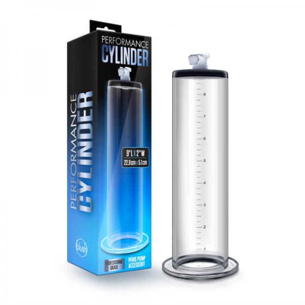 Performance - 9in X 2in Penis Pump Cylinder - Clear