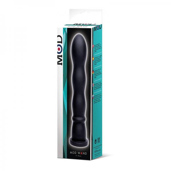 Mod Wand Silicone - Wave - Black